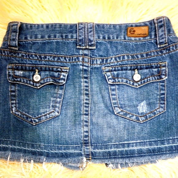Denim Jean mini skirt - Picture 4 of 7
